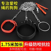 Pet barking star chain Cat and dog traction rope Dog walking rope Bite-proof dog chain Small medium-sized large dog collar