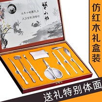 Crab eating tool 304 stainless steel crab eating special crab eating crab clamp Hairy crab set thickened tableware gift