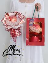 diy creative apple bouquet fruit flower girl heart gift handmade material package Christmas