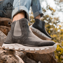 Perch and outdoor snow boots 2019 new men's and women's non-slip wear-resistant casual shoes comfortable and light northeast ski shoes