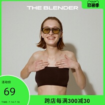 Pre-sale 7 days delivery]The Blender new single-layer knitted chest-free pad elastic base with bandeau