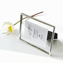 Signature photo collection frame Nordic ins wind photo frame 6 inches 7 inches 8 inches 10 inches A4 table crystal glass modern simplicity