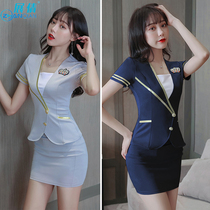 Foot bath technician overalls Female summer pedicure shop sexy health club bar KTV club temperament overalls suit