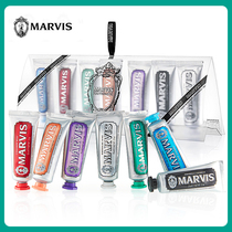 Italian imported Marvis Mars toothpaste travel Mint family gift box to stain bright white portable 25ml