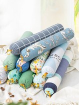 Buckwheat Leather Semen Cassiae Protection Cervical Spine Pillow Single Sleeping Special Small Pillow Cylindrical Stiffness Cervical Pillow Hard Pillows Sleep Aid Sleep