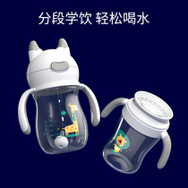 A hundred years old man mouth cup baby drink cup baby drink cup baby Sippy Cup duck sipping cup lip control Cup
