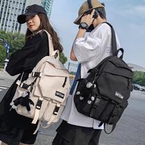 Shoulder Bag Mens trend simple large capacity travel bag backpack mens leisure junior high school students High School schoolbag