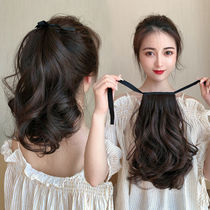 Full-life hair full-head cover hair pad straight hair non-mainstream simulation long-haired female summer curly hair wig short hair real hair