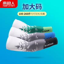  Antarctic sunscreen gloves sleeves mens thin ice silk sunscreen sleeves hand sleeves sports riding and driving arm guards ice sleeves women