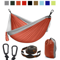Factory spot direct outdoor camping hammock hammock parachute cloth 270*140 single camping hammock