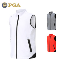 USA PGA 2021 New Golf vest men spring summer autumn winter clothing sports coat grid