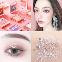 leezi Liz Aurora party monochrome eyeshadow waterproof polarized pearlescent sparkling eyeshadow disc matte durable eye makeup