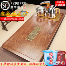 Automatic tea tray Household light luxury living room with kettle One-piece Kung Fu tea office simple solid wood tea table
