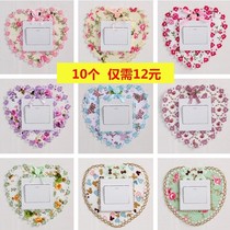 Lace fabric switch patch socket cover wall sticker creative switch decorative protective cover with pastoral power switch cover