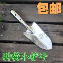 Stainless steel gardening small shovel shovel planting flowers planting vegetables household digging and fleshy shovel loosening artifact tools