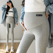 Pregnant woman pants spring Korean version outside wearing cotton high waist and body U type Totbelly pants gestation woman dress spring dress with underpants woman