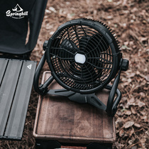 Springhill outdoor camping fan 12V portable 12 inch large wind small car usb charging fan