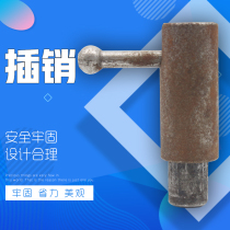 Automatic spring positioning pin small handle bolt door bolt logistics turnover box accessories galvanized door lock bolt truffle