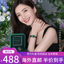 Original fit roses watch woman light extravagant and waterproof square luxury brand Rolla lola small green table