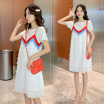 Radiation-proof maternity clothes Summer work computer invisible belly sling work pregnancy dress