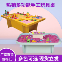 Childrens Paradise puzzle space play sand table handmade toy table playground commercial building block equipment custom manufacturer