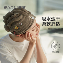 Dry hair cap female super absorbent quick-drying shower cap 2021 new cute dry hair towel wipe hair wash towel