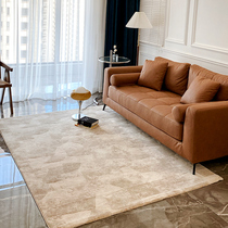 (Gayin) Turkey imported high-end carpet Villa plain living room tea table blanket beige American light luxury bedroom