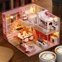 Childrens toys 3d three-dimensional puzzle puzzle girl over 6 years old 8 10 years old 14 years old handmade wooden assembly model