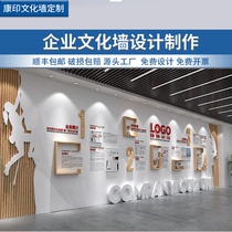 Corporate Culture Wall Custom Image Wall Display Wall Advocacy Wall Design Company Cultural Background Wall Trim 3d Cubism