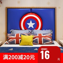 Childrens room anti-collision soft bag headboard backrest whole house custom baby bedroom tatami wall custom 3D stereo