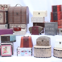 European style retro box antique suitcase jewelry box jewelry box storage box storage box home furnishings