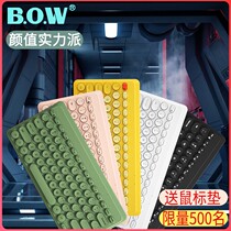 Notebook wireless keyboard external USB desktop computer Office Home cute girl silent silent voice