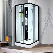 Square steam shower room integral bathroom toilet integrated glass door partition home bath room