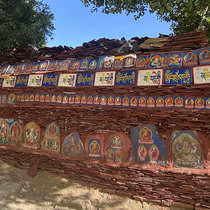Tibetan hand-carved Mani stone tablets Traditional Mani heap stone tablets A variety of scriptures to help engrave merit