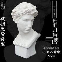 Xiaoweiwei plaster head Giuliano de Medici art gypsum teaching aids figure plaster head portrait h65cm