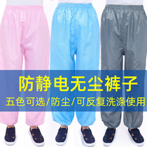 Electrostatic clothes work clothes dust-free suit split blue paint dustproof clean hooded top mens and womens white pants