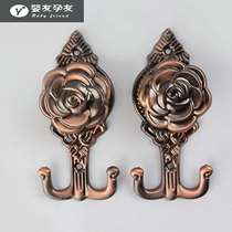 Curtain buckle fixed wall curtain fixed wall hook-free hole curtain adhesive hook wall hook with sticky paste wall hook