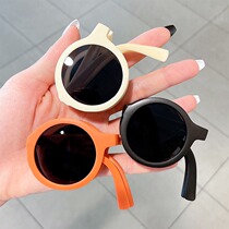 Children Sunglasses Tide Boy Baby Girl Sunglasses Girl 2023 New anti-UV sunscreen sunglasses