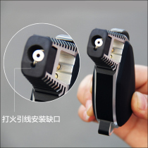 Rikang inflatable small welding gun spray gun creative wind-proof gas straight into the lighter point charcoal point moxibustion