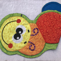 Australian playg baby caterpillar styling game carpet crawling mat cushion picnic mat multi-color early education toy