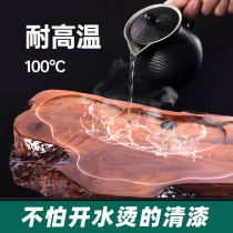  Tea tray paint special high temperature resistant wood varnish transparent waterproof solid wood tea table Tea table Tea table anti-scalding repair paint