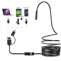 Endoscopic HD Camera Auto Repair Pipe Bending Vagina Private Otolaryngology Computer Connected to Mobile Phone Probe