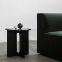 AMOJIA modern light luxury coffee table Round small apartment Marble tea table Italian minimalist style designer furniture