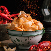 Changsha Wenhe Youyou spicy crayfish flavor shrimp slices portable snacks shrimp slices 5 pack combination