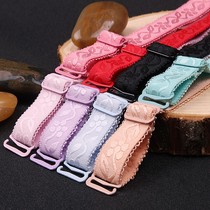 1 2 3 pairs of extended and widened bra shoulder strap adjustable bra non-slip hypoallergenic underwear strap