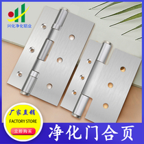 Special stainless steel hinge color steel plate mechanism rock wool board foam board movable room accessories for purifying aluminum profile door materials