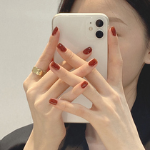 Nail Polish 2021 new autumn and winter show white pop ice through caramel color light therapy nail polish nail nail Special