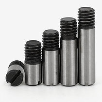 45#steel GB878 slotted external thread cylindrical pin positioning pin shaft slotted pin M4M5M6M8M10-M20