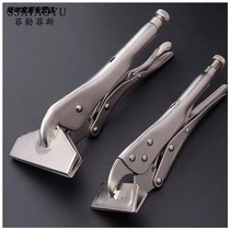 10-inch flat Hemming pliers flat mouth large force pliers fixed clip holding pliers welding pliers wide mouth pliers