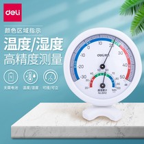 Del temperature and hygrometer indoor and outdoor pharmacy wall hanging baby room temperature precision wall-mounted greenhouse household thermometer